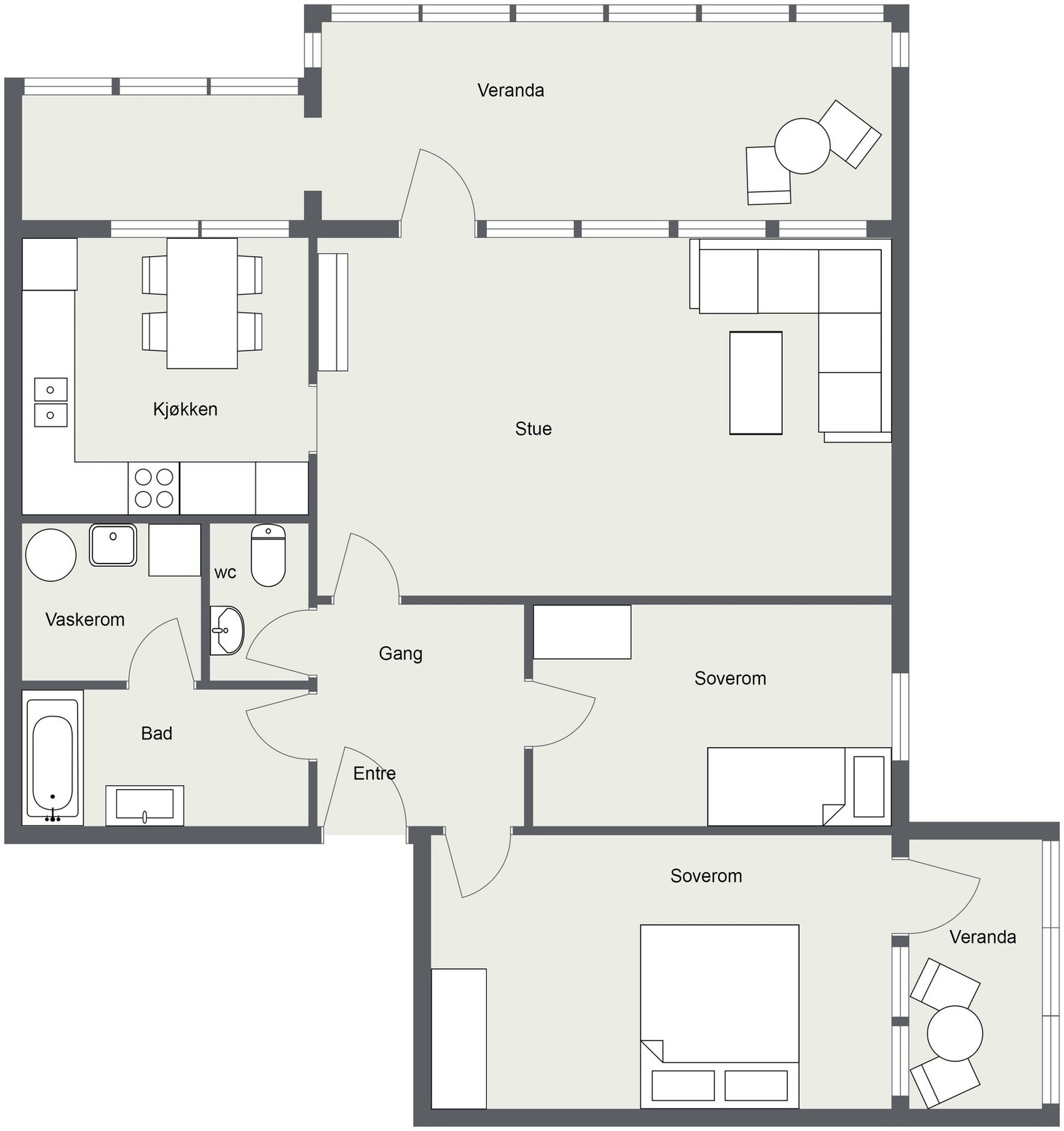 2D Plantegning. Galleribilde