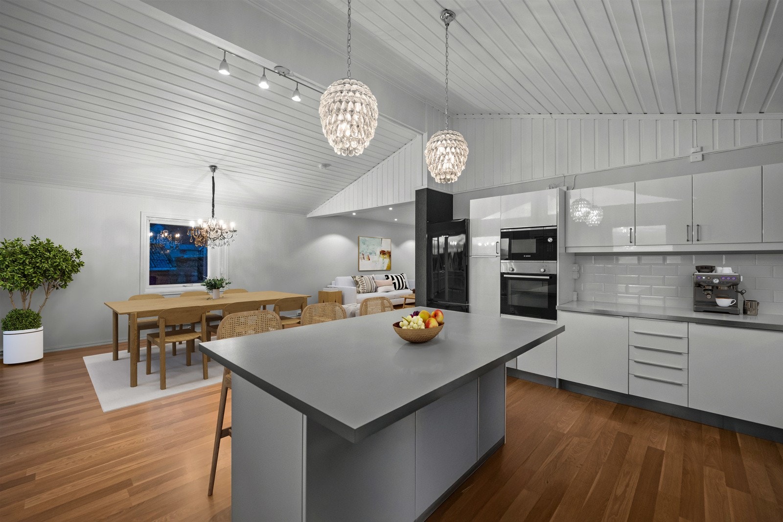 Stemningsbilde kveld Galleribilde