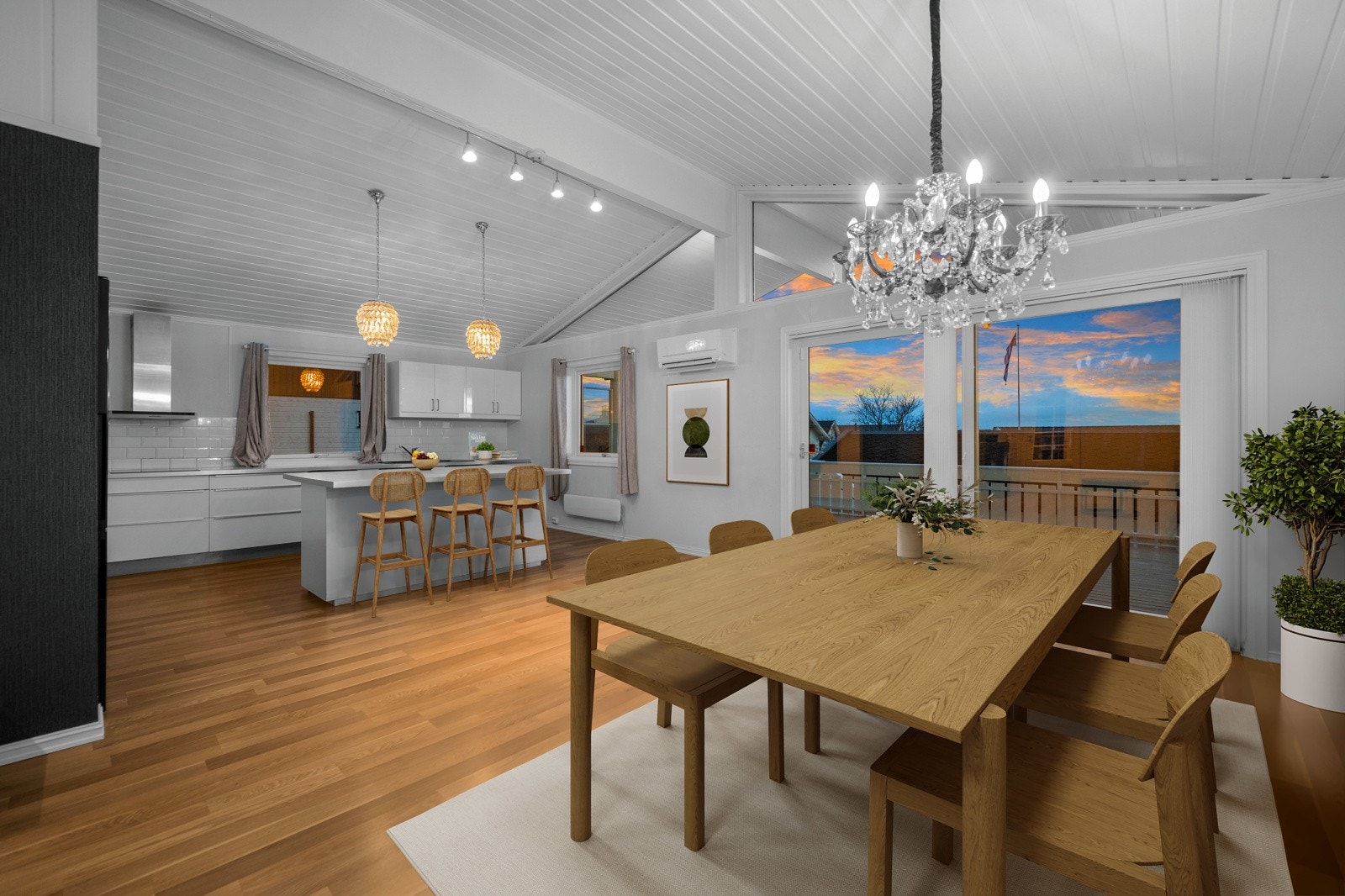 Stemningsbilde kveld Galleribilde