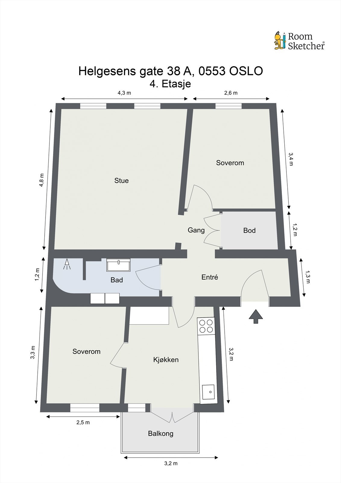 Plantegning. Galleribilde