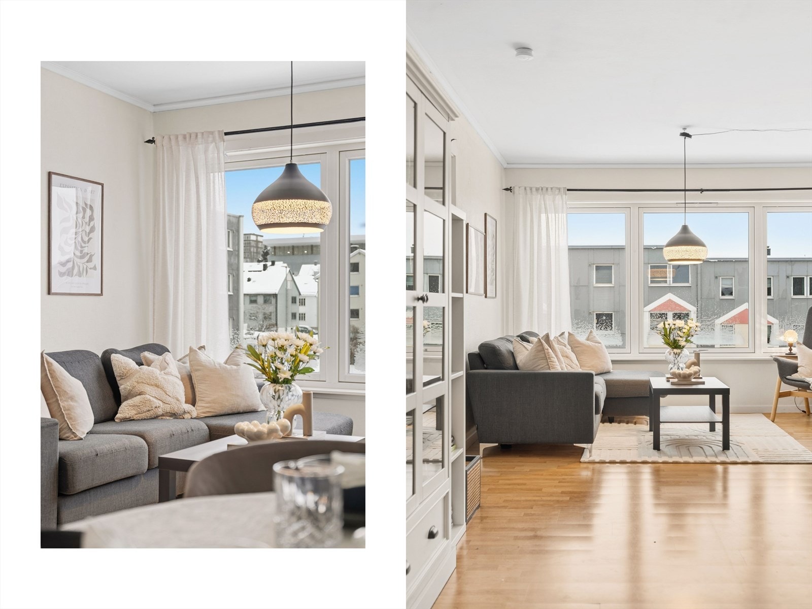 Store vindusflater gir godt med lysinnslipp. Galleribilde