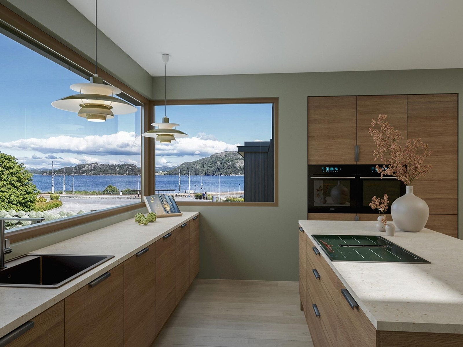 Se vedlagt salgsoppgave for kjøkkentegning. Bildet er ment som illustrasjon avvik kan forekomme. Se leveranse/materialvalg i egen oversikt i salgsoppgaven. Galleribilde