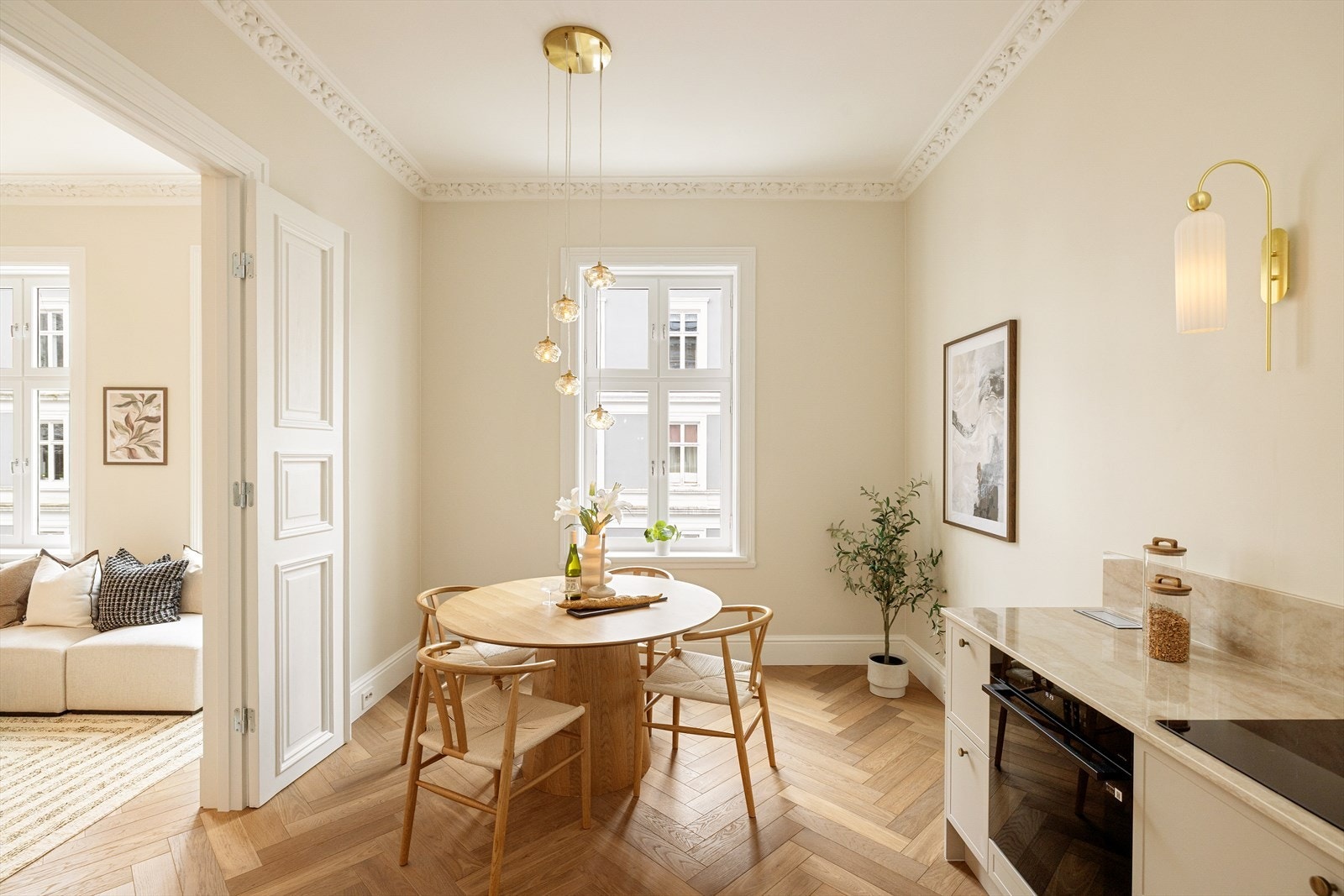 Separat og lekkert kjøkken. Galleribilde