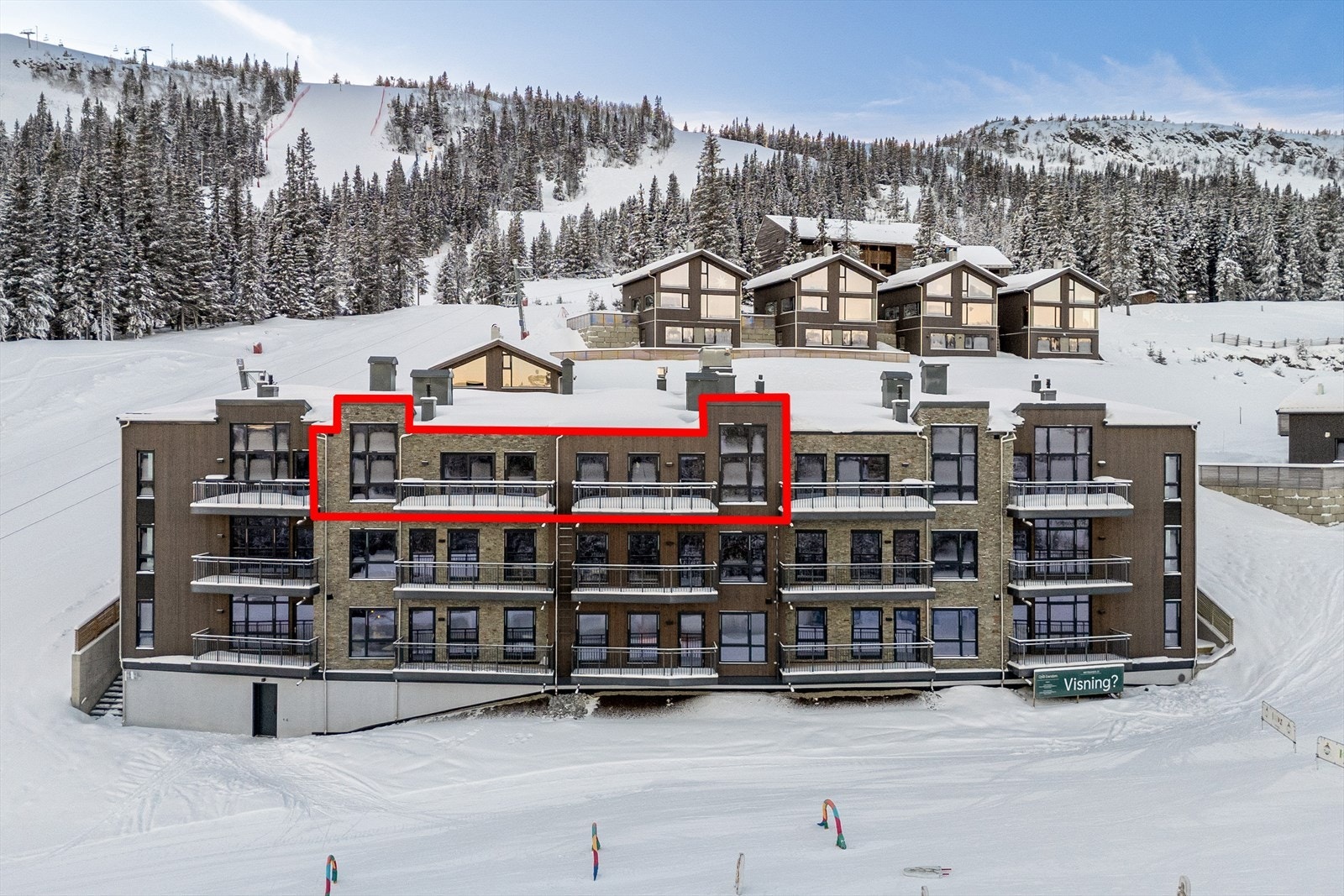 Leiligheten har ski inn/ut Galleribilde