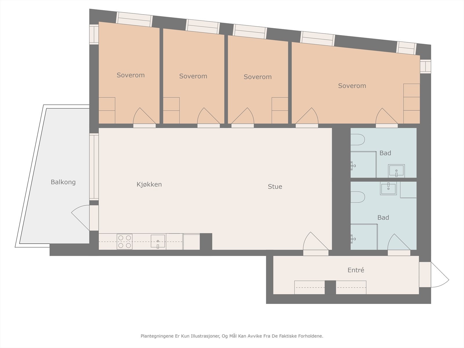 Plantegning Galleribilde