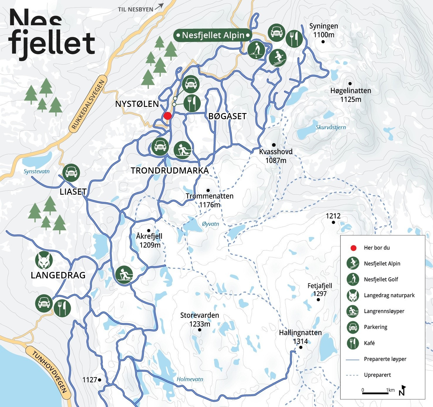Løypekart Galleribilde