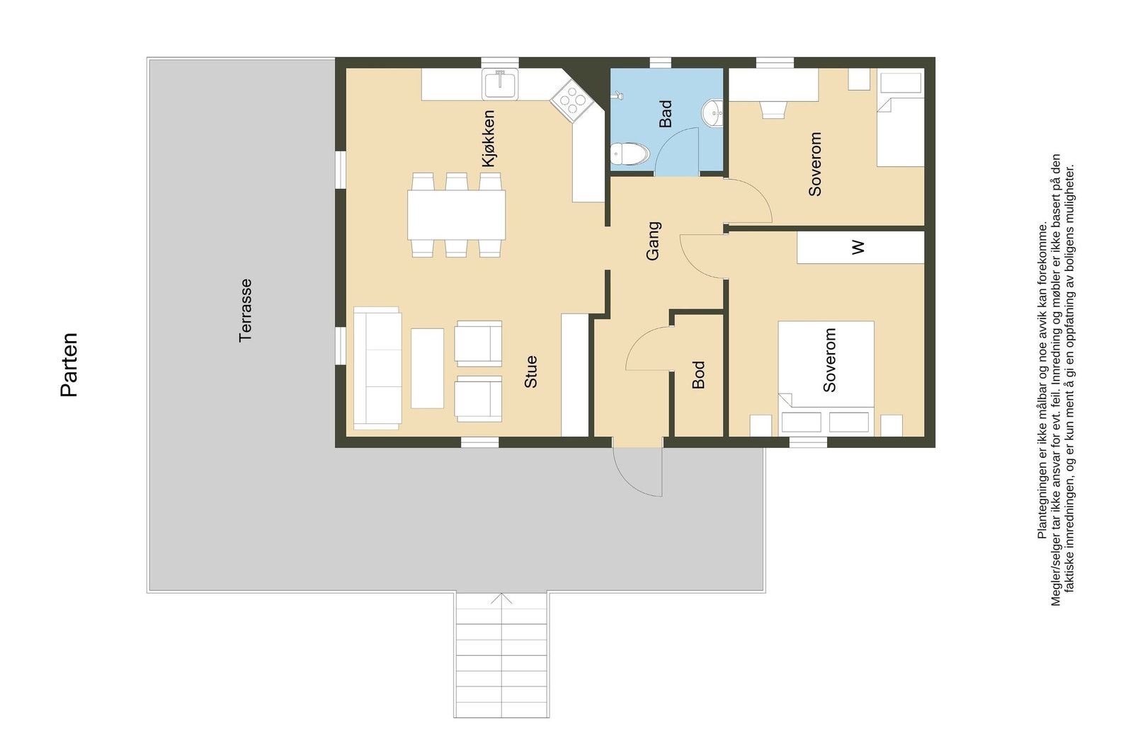 Plantegning Galleribilde