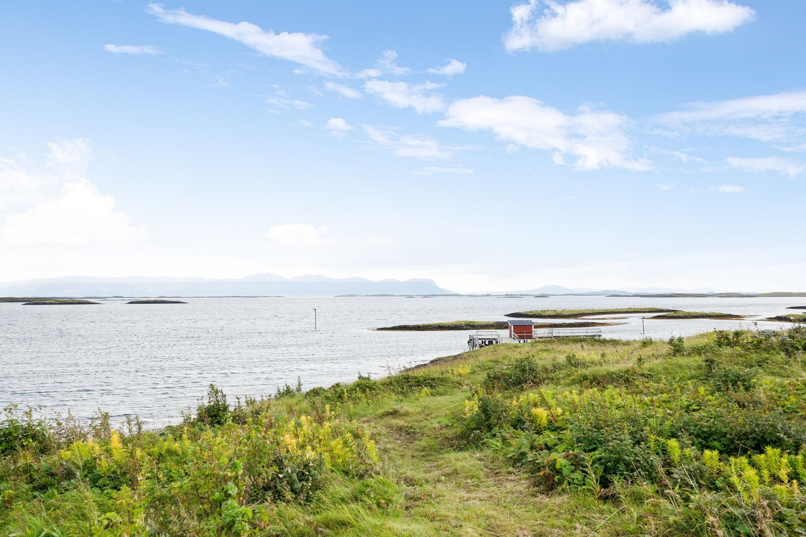 Hurtigbåtannløp ca 100 meter unna hytta Galleribilde