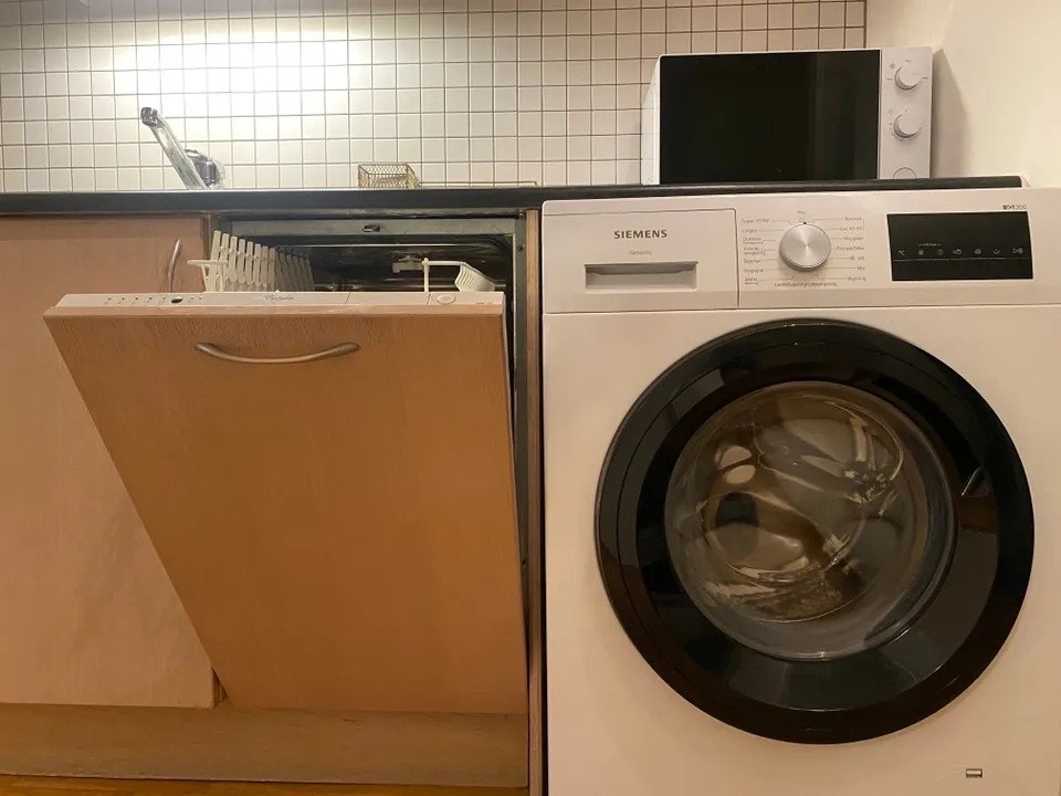 Alt av hvite varer Galleribilde