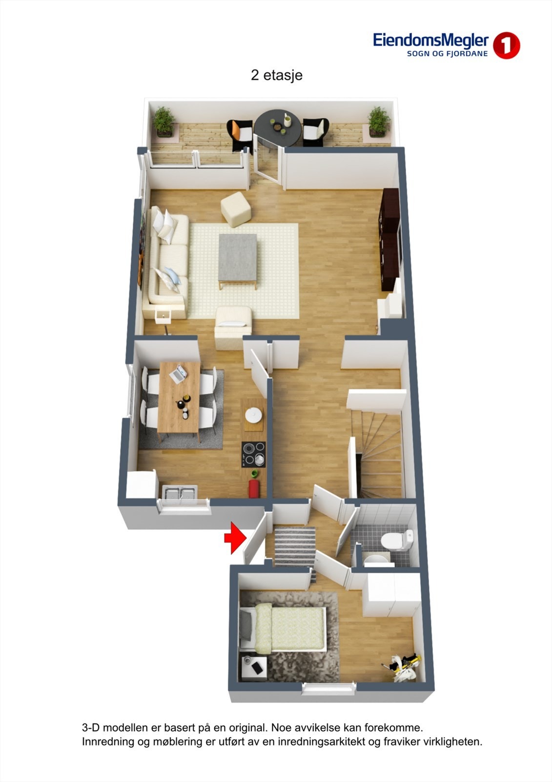 Planteikning Galleribilde