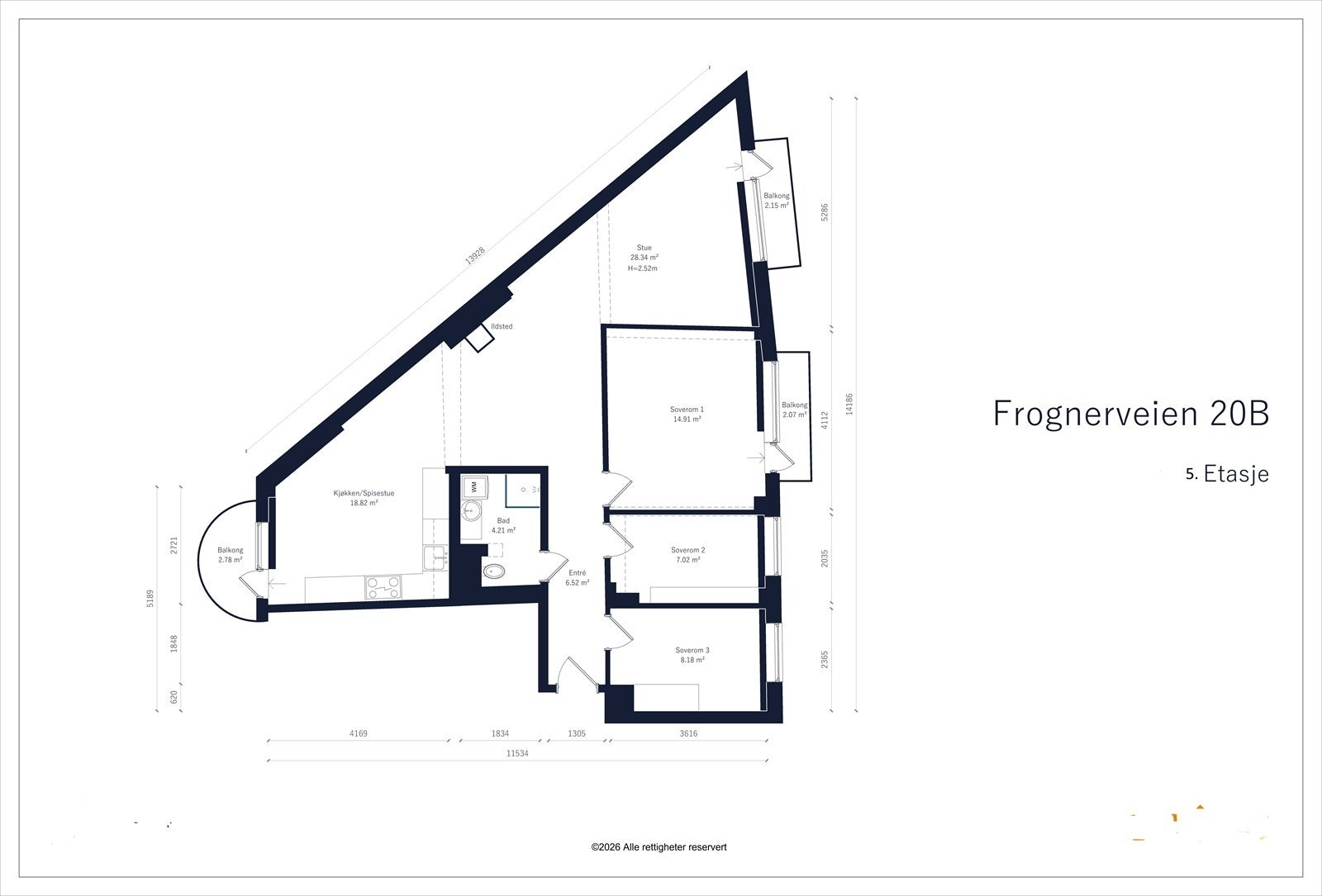 Plantegning Galleribilde
