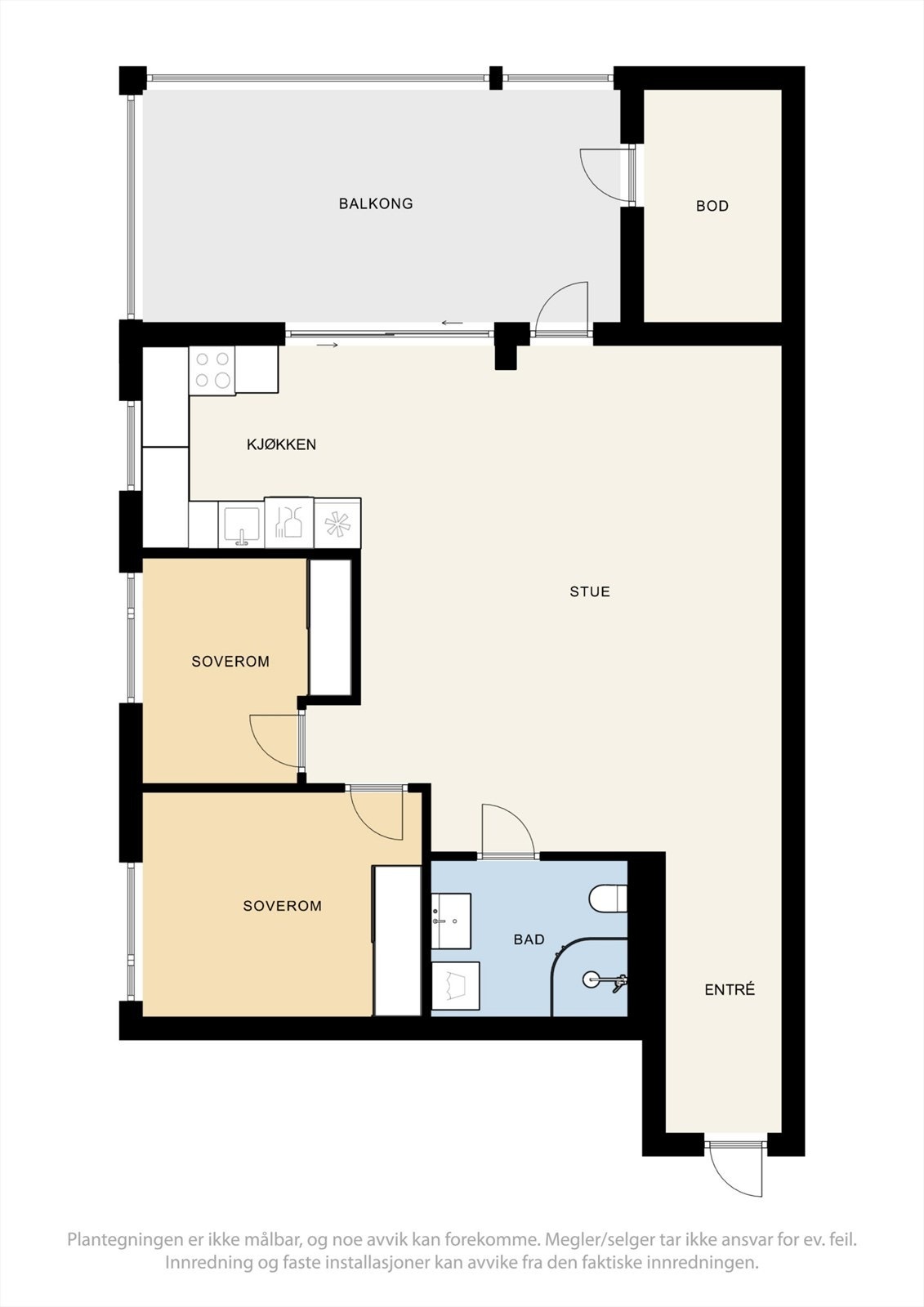 Plantegning Galleribilde