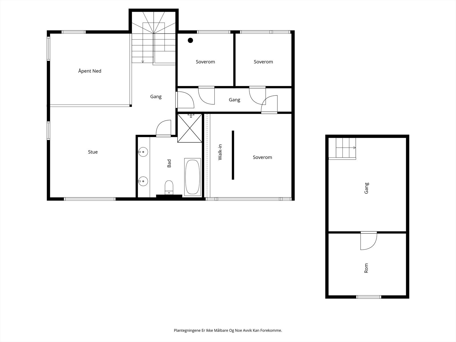 Planløsning - 2. etasje. Galleribilde