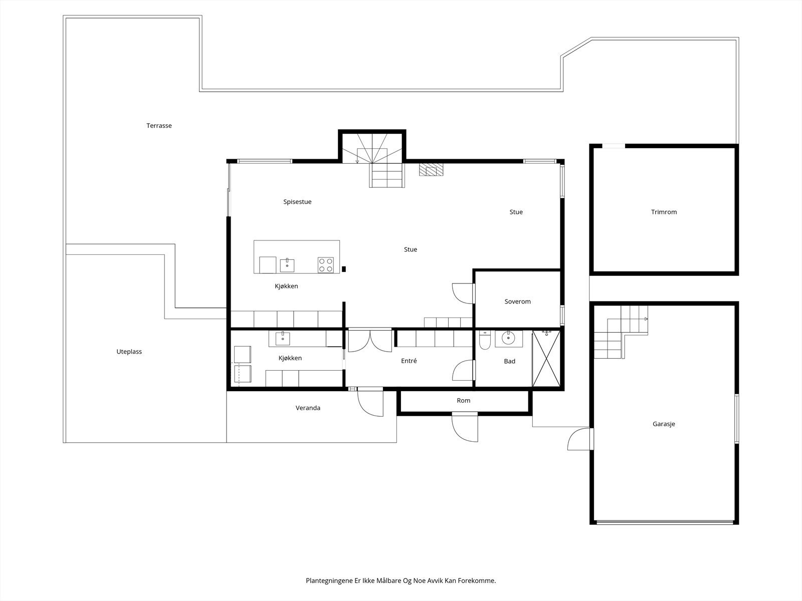 Plantegning - 1. etasje. Galleribilde