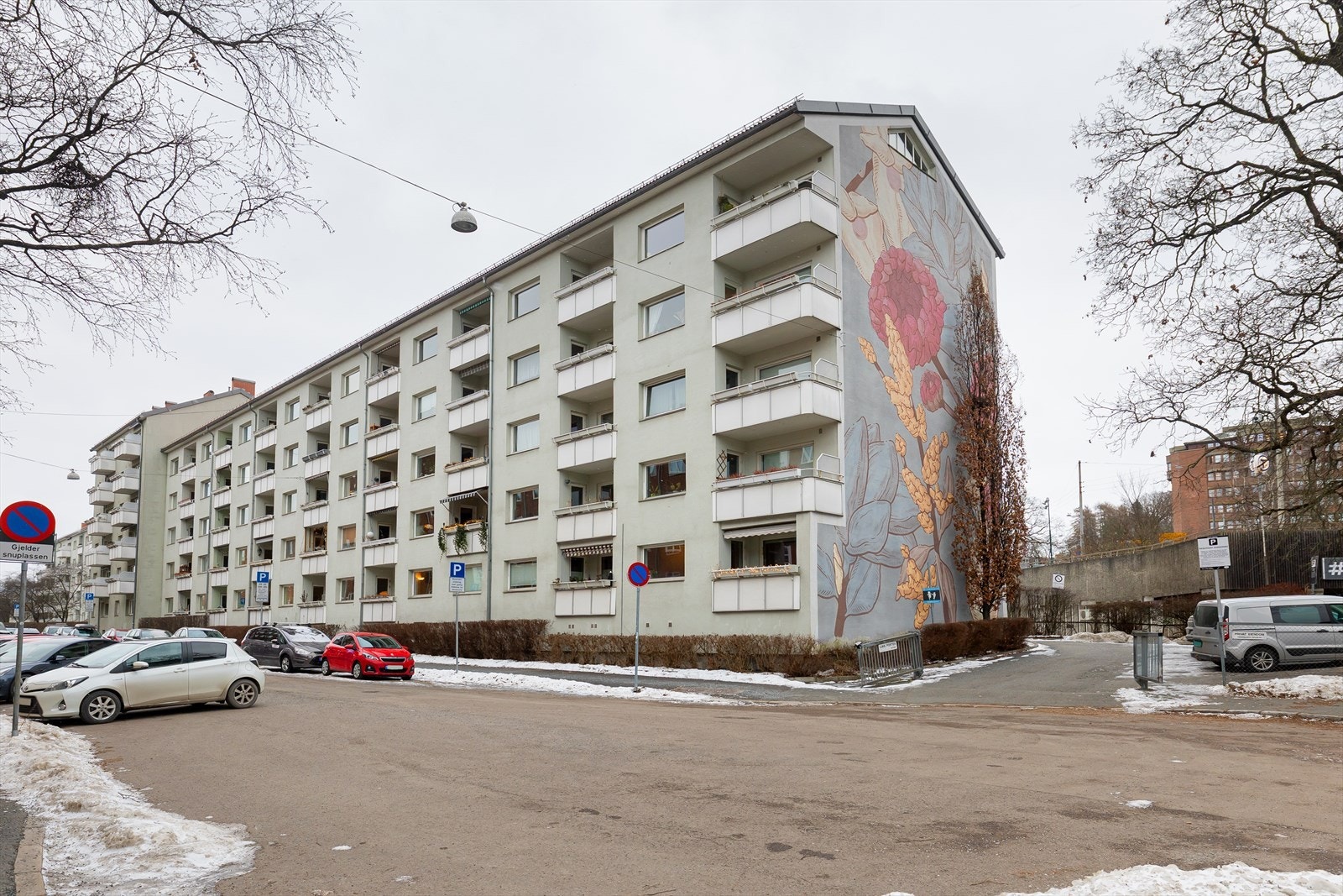 Fin og velholdt fasade. Galleribilde