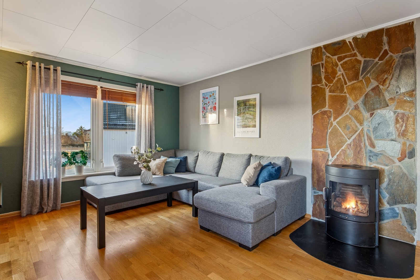 Romslig stue Galleribilde