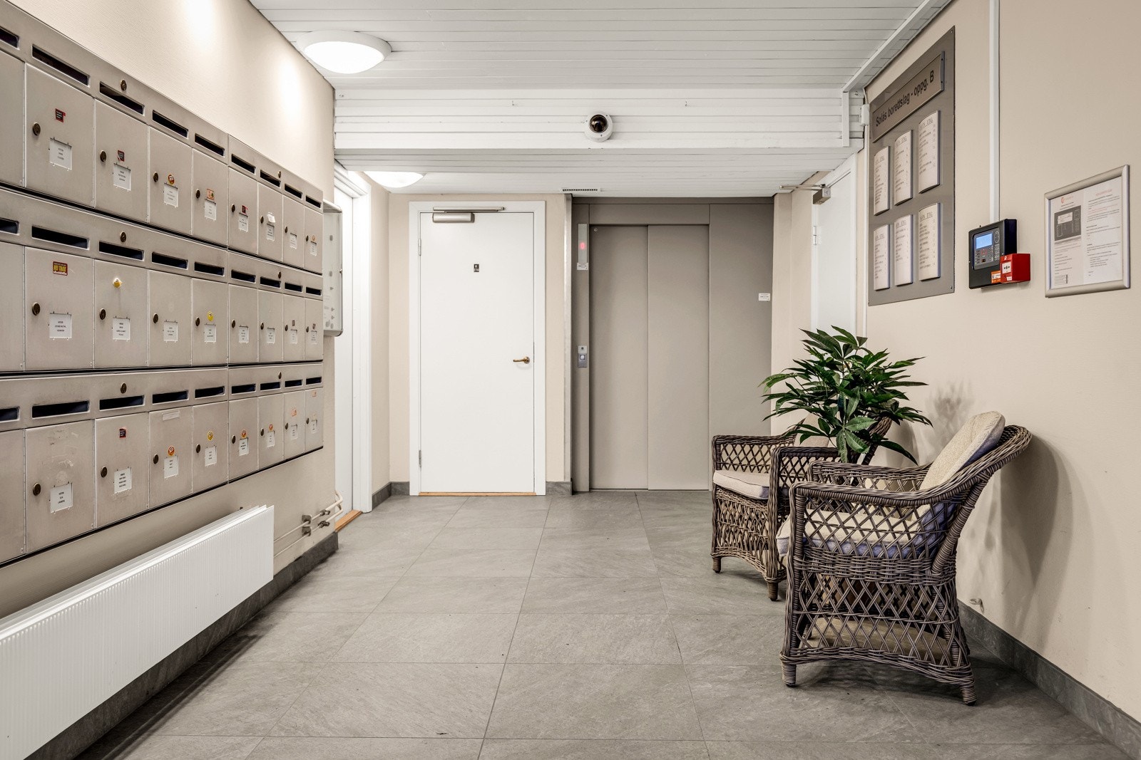 Bygget har callinganlegg, heis og felles trapperom. Galleribilde