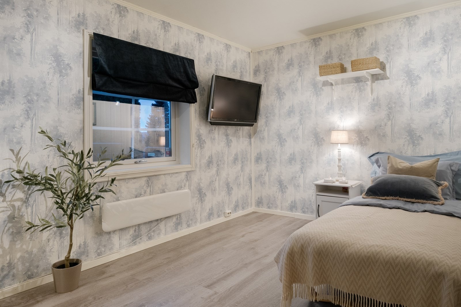 De to andre soverommene er noe mindre og passer ypperlig som barnerom, kontor eller gjesterom. Galleribilde