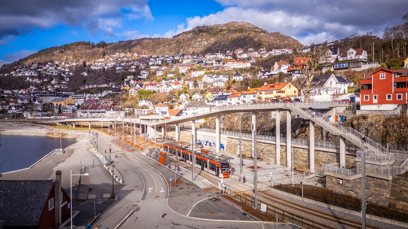 - Bybanestopp like ved - Galleribilde