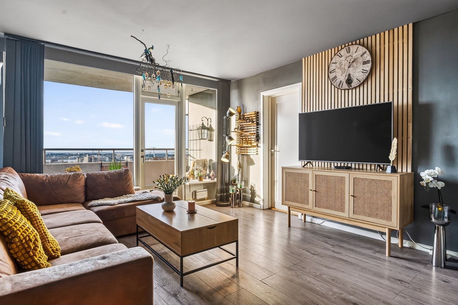 Rett fra sofakroken kan en nyte en fantastisk utsikt få kan overgå. Galleribilde