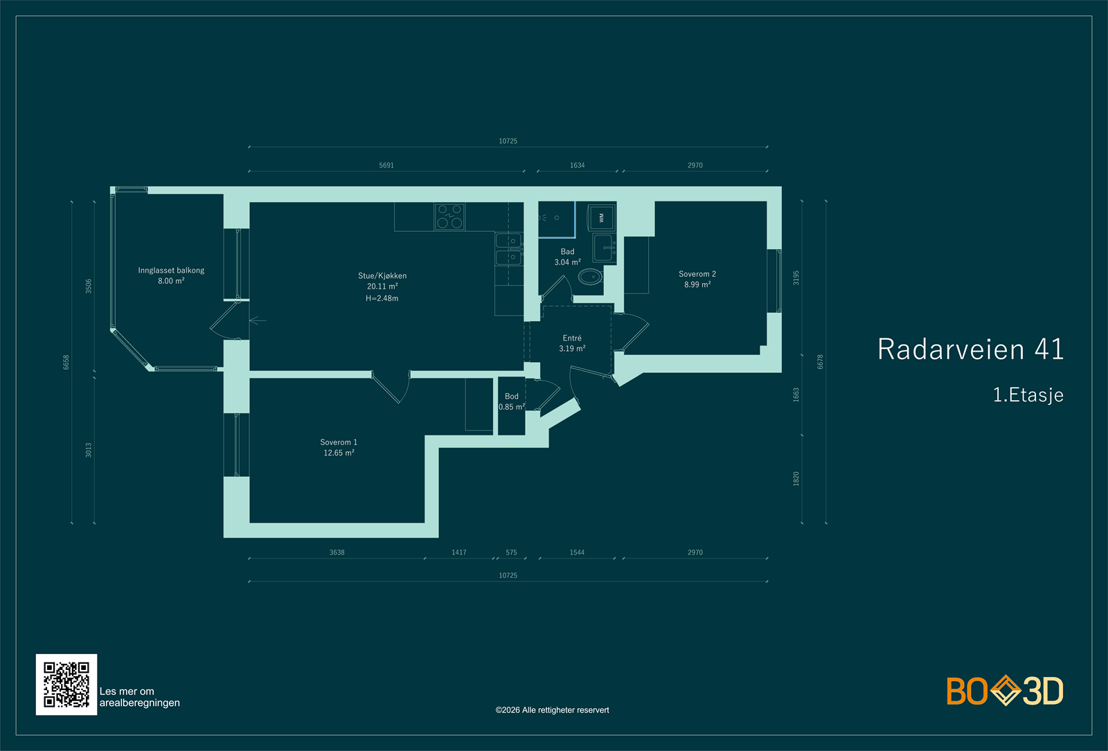 Plantegning. Galleribilde