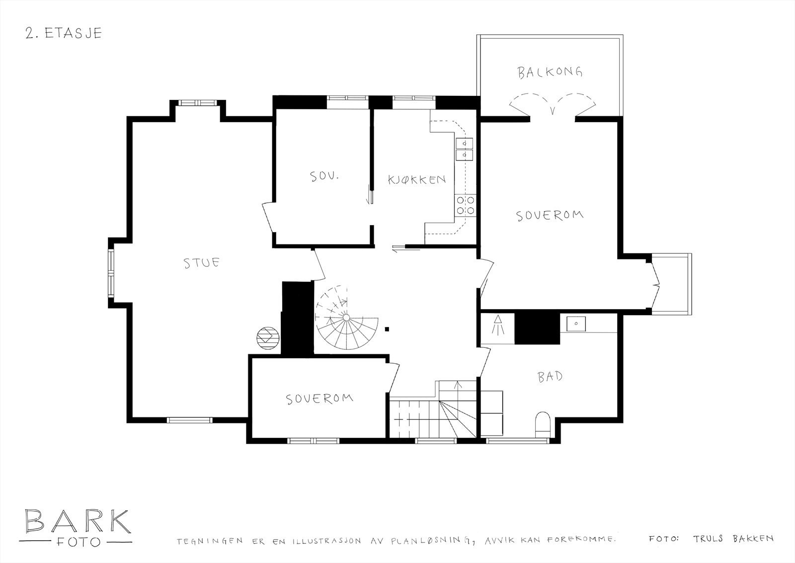- Plantegning 2. etasje - Galleribilde
