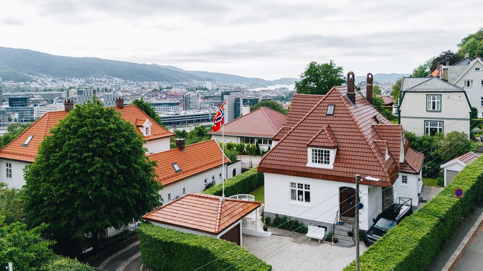 - Her bor man i et svært attraktivt og veletablert boligområde - Galleribilde