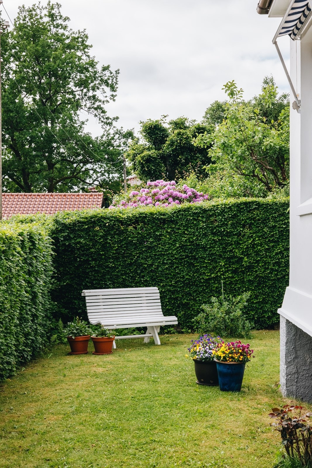 - Den flate gressplenen gjør vedlikeholdet enkelt - Galleribilde