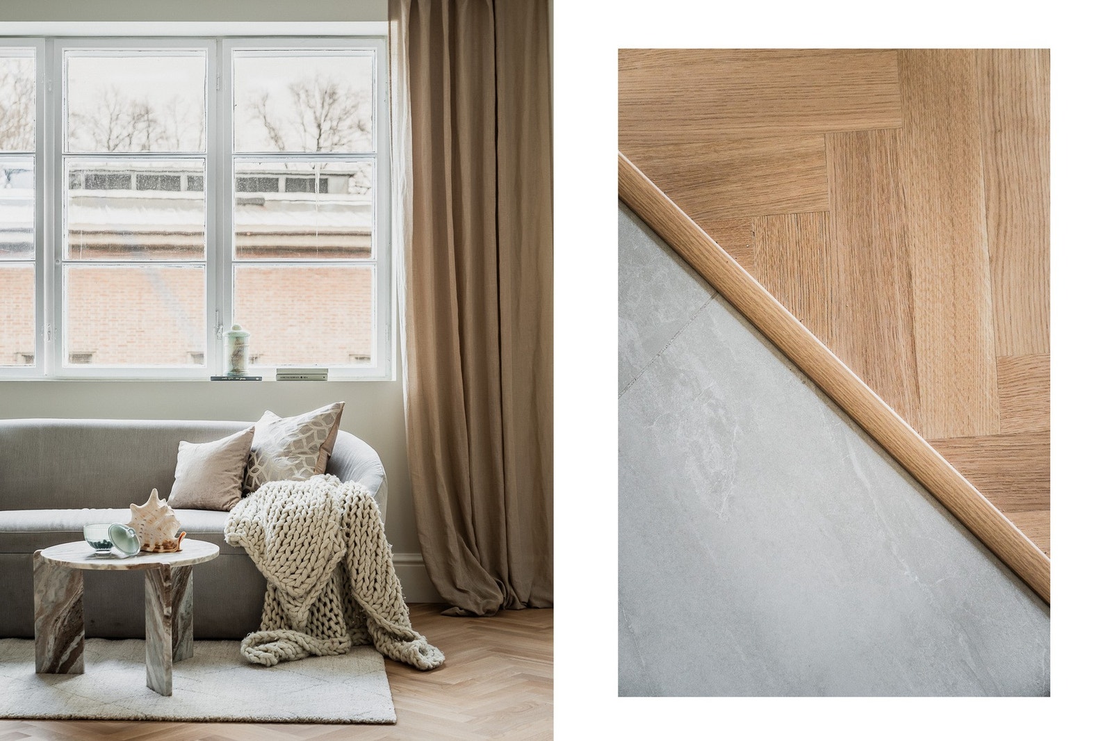 Høye gulvlister fra Decosystems og nøye bearbeidede overflater gir et eksklusivt førsteinntrykk. Galleribilde