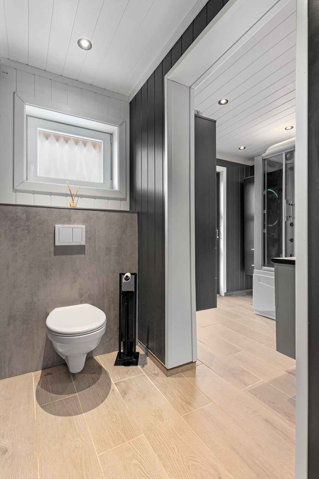 Delvis adskilt toalett. Galleribilde