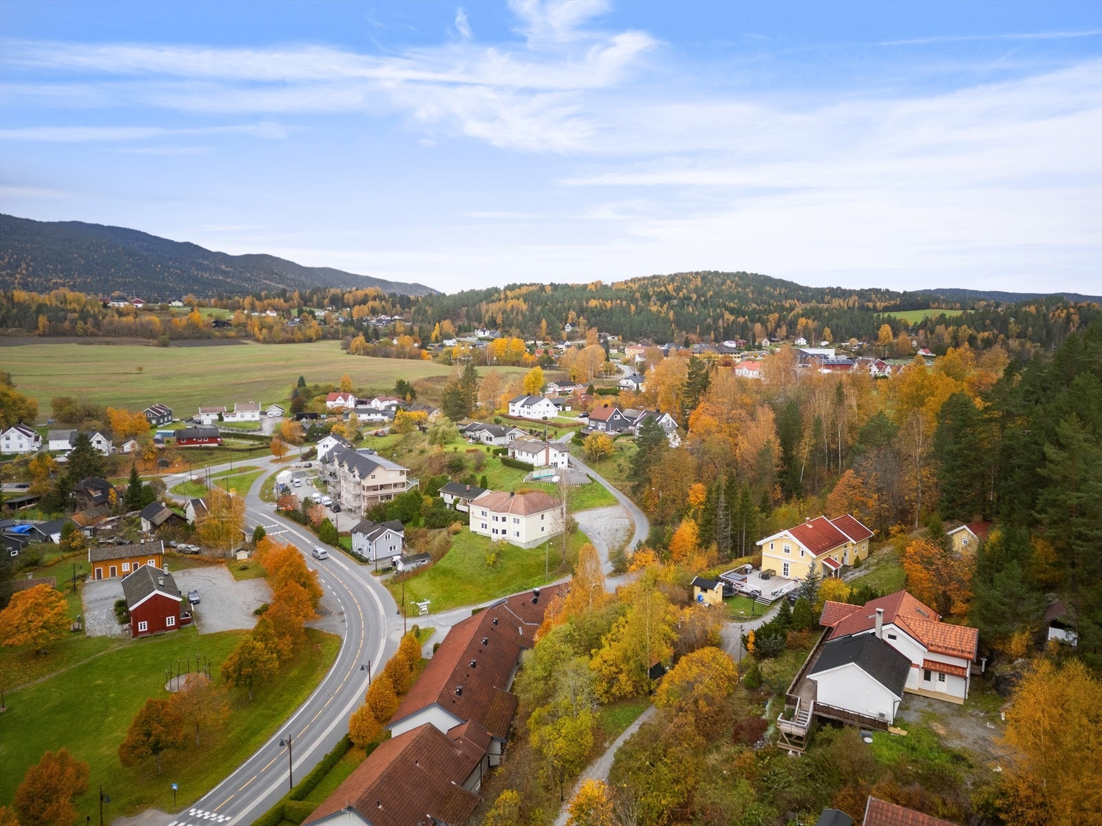 Gangavstand til fine turmuligheter, matbutikk, busstopp, fiskeelv og skole/barnehage. Galleribilde