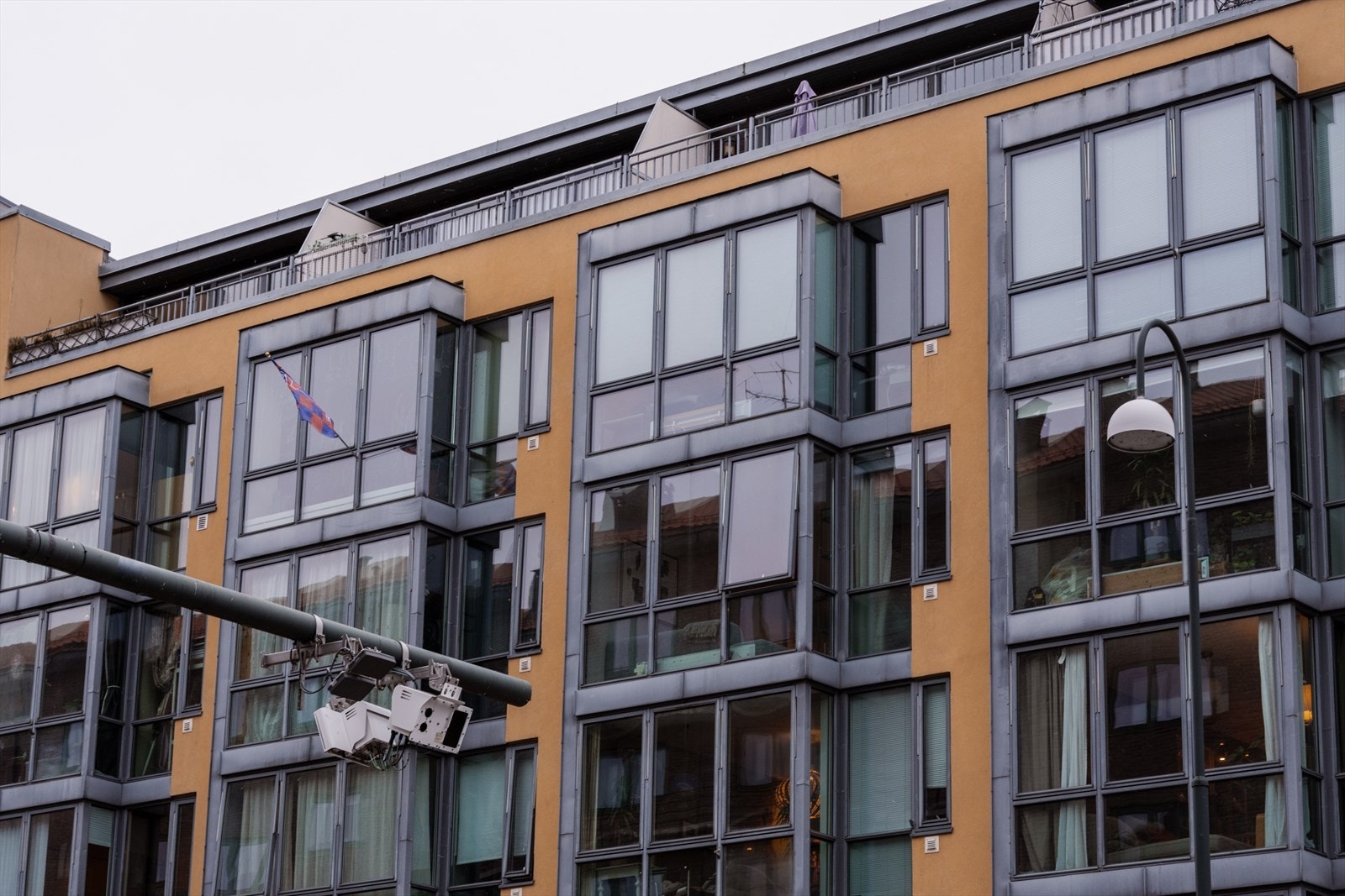 Nyere bygg på Vålerenga med heis, garasjeanlegg og felles takterrasse. Galleribilde