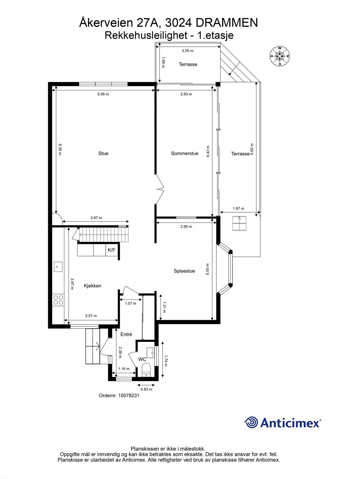 Plantegning - 1. etasje Galleribilde
