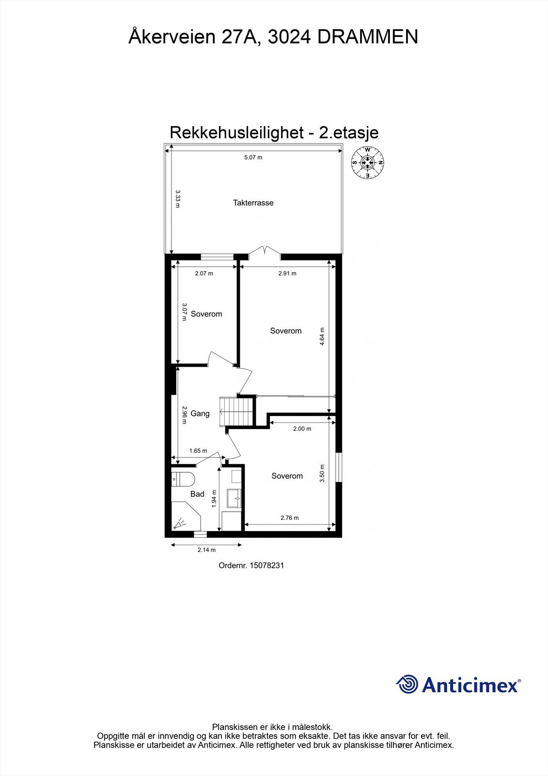 Plantegning - 2. etasje Galleribilde