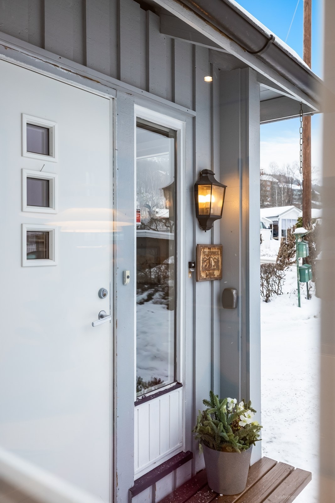 Overbygget inngangsparti. Galleribilde