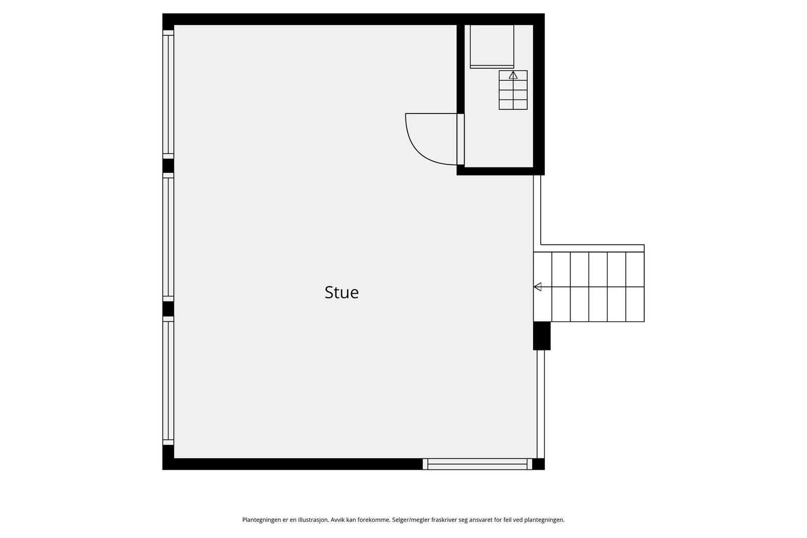 Plantegning - 4. halvplan Galleribilde
