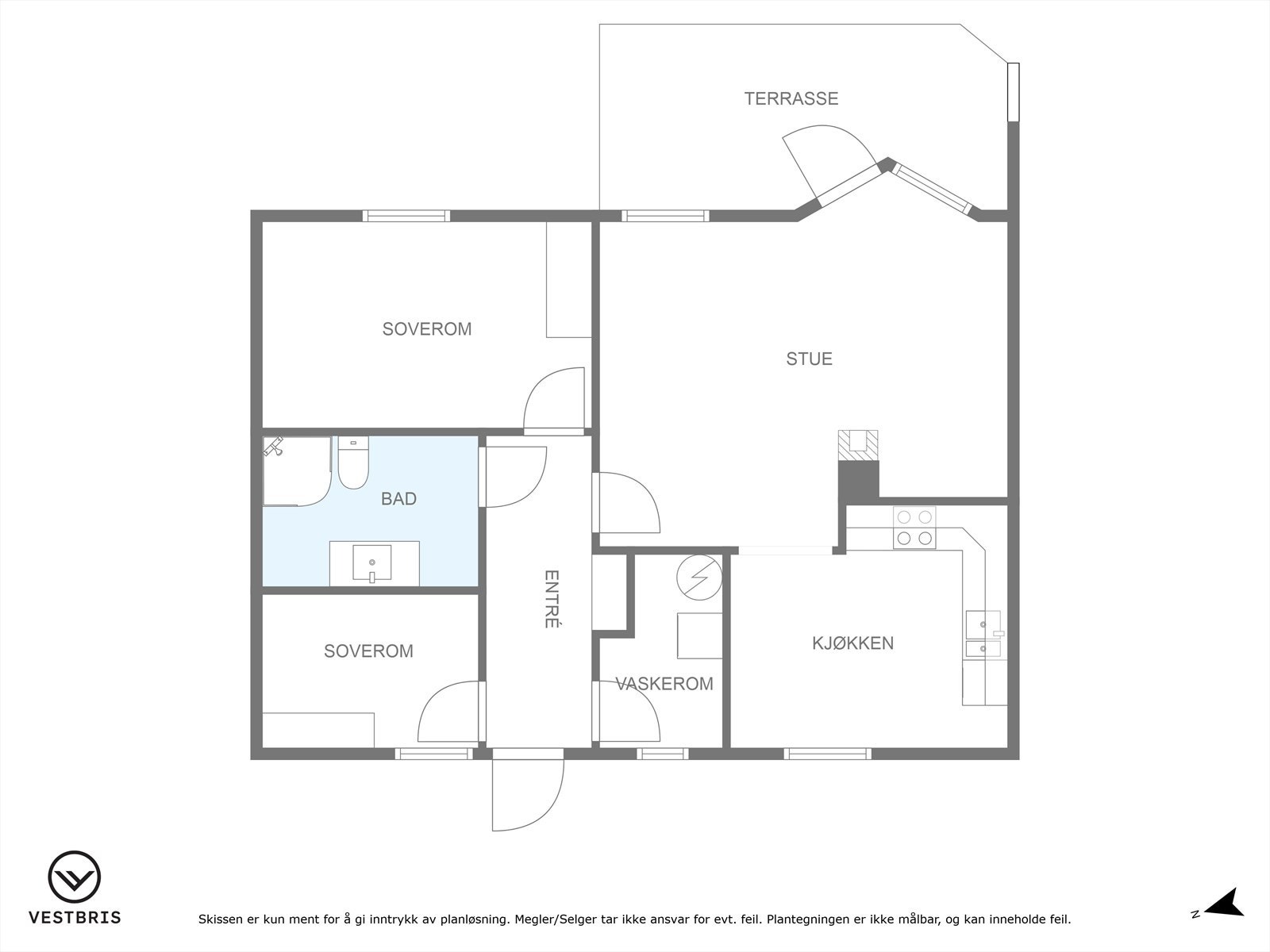 Plantegning Galleribilde