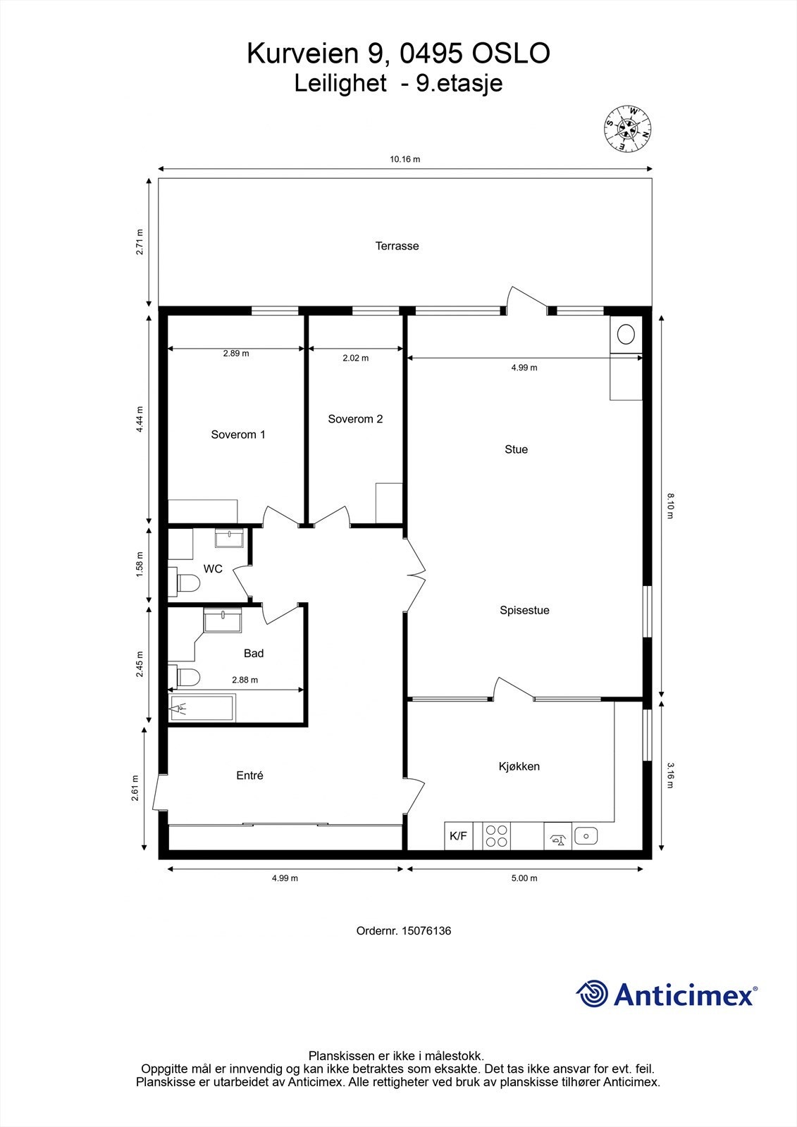 Plantegning Galleribilde