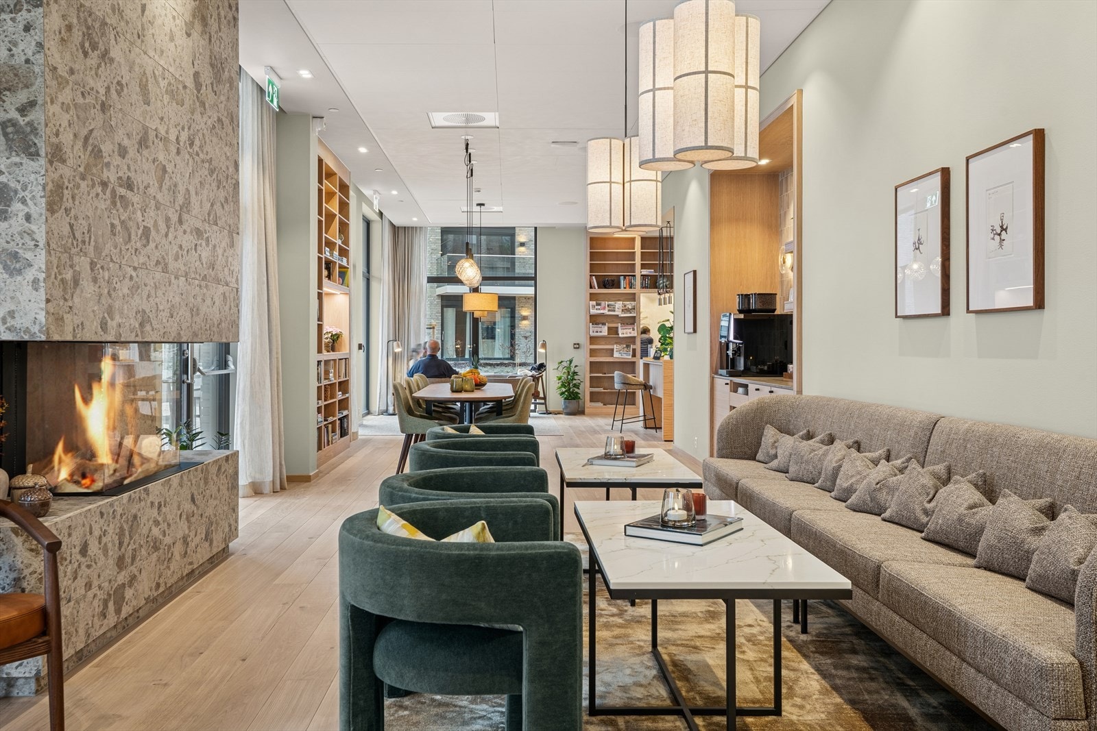 Å bo i sameiet gir deg tilgang til tjenester og fellesskap som gjør hverdagen enklere og livet mer behagelig. Galleribilde