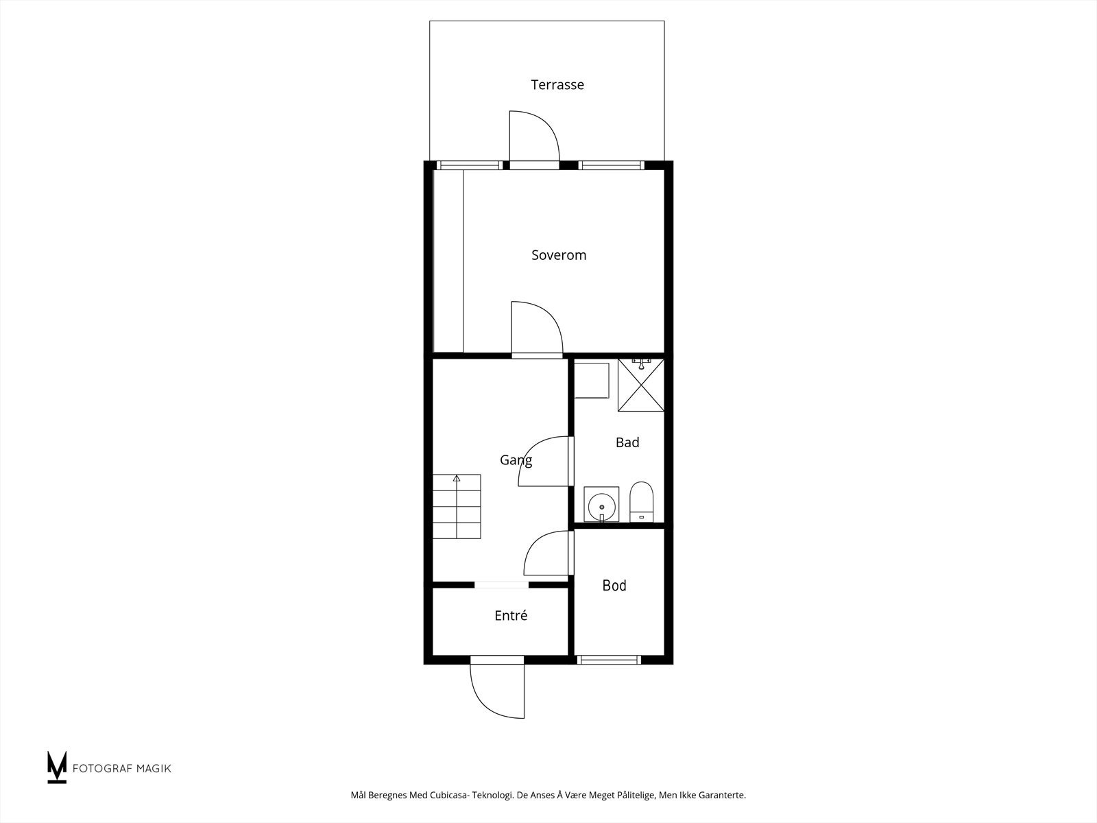 Plantegning 1. etasje Galleribilde