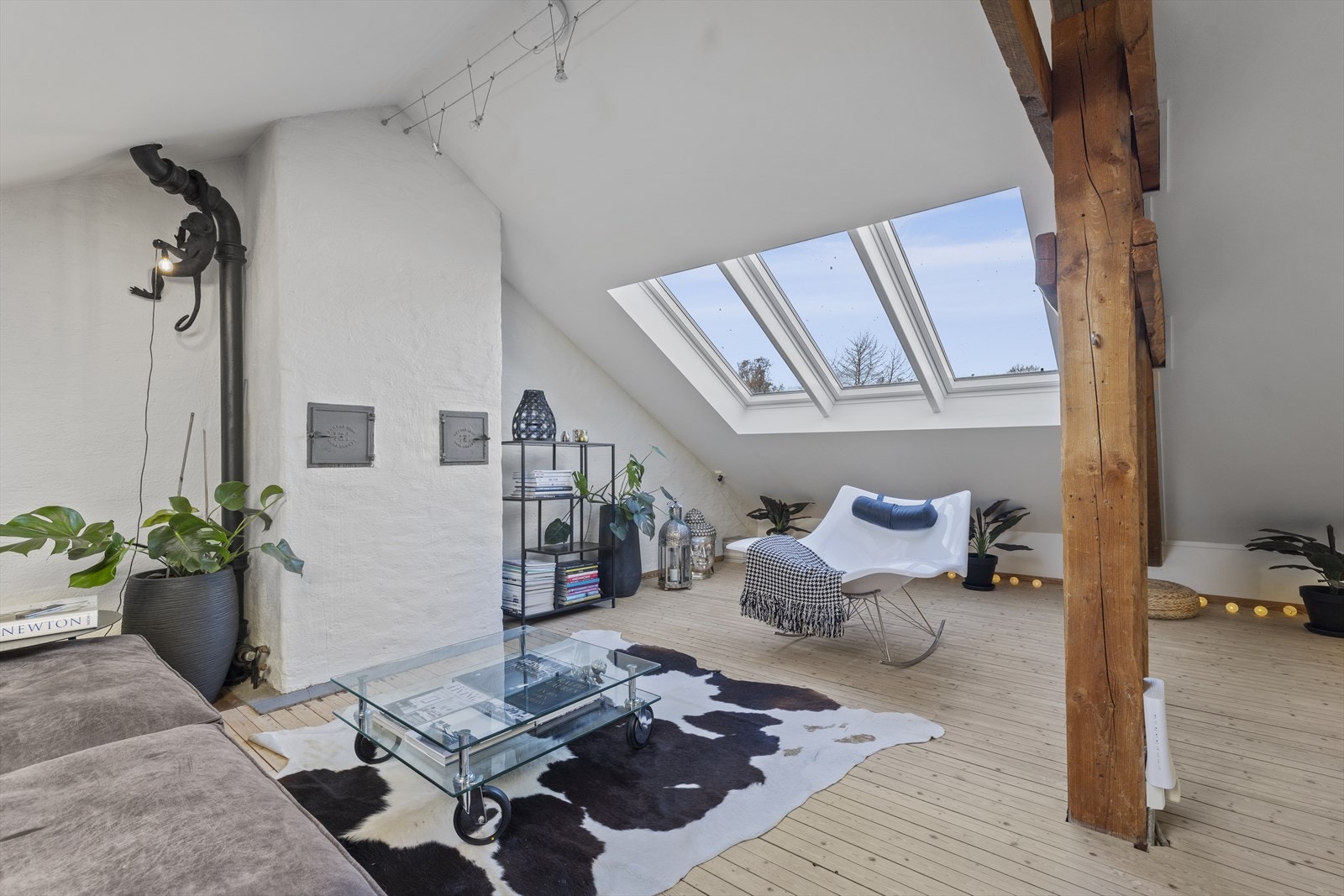 Praktisk og romslig loftstue. Galleribilde