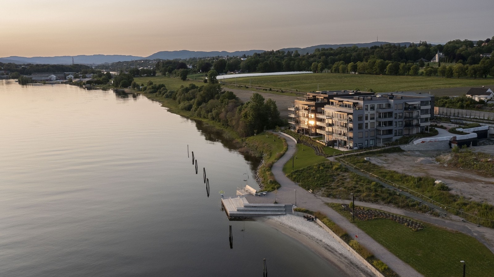 Dronefoto Galleribilde