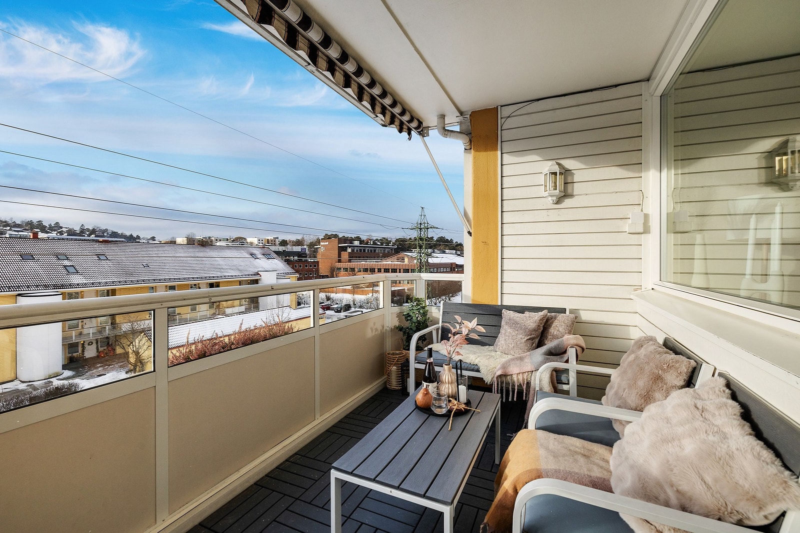 Vinduer og balkongdør er skiftet ut i 2021 Galleribilde