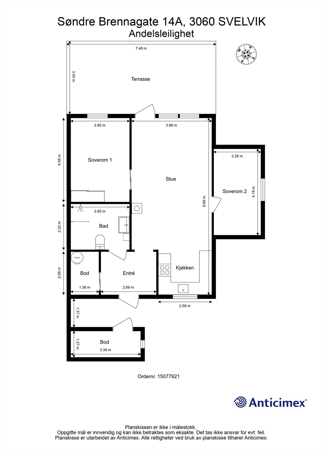 Plantegning - 1. etasje Galleribilde