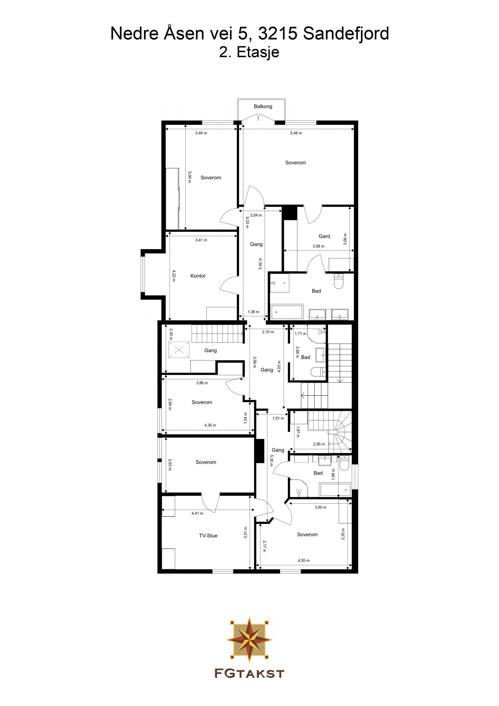 Nedre Åsen vei 5, 3215 Sandefjord - 2. Etasje Galleribilde