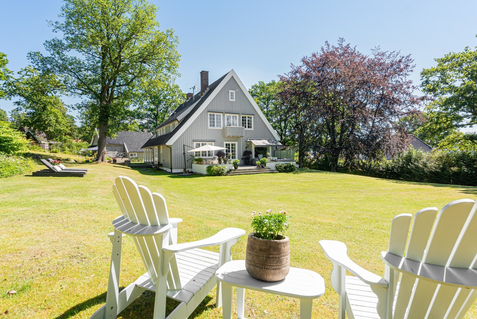 Det er gode solforhold i denne delen av Åsen Galleribilde