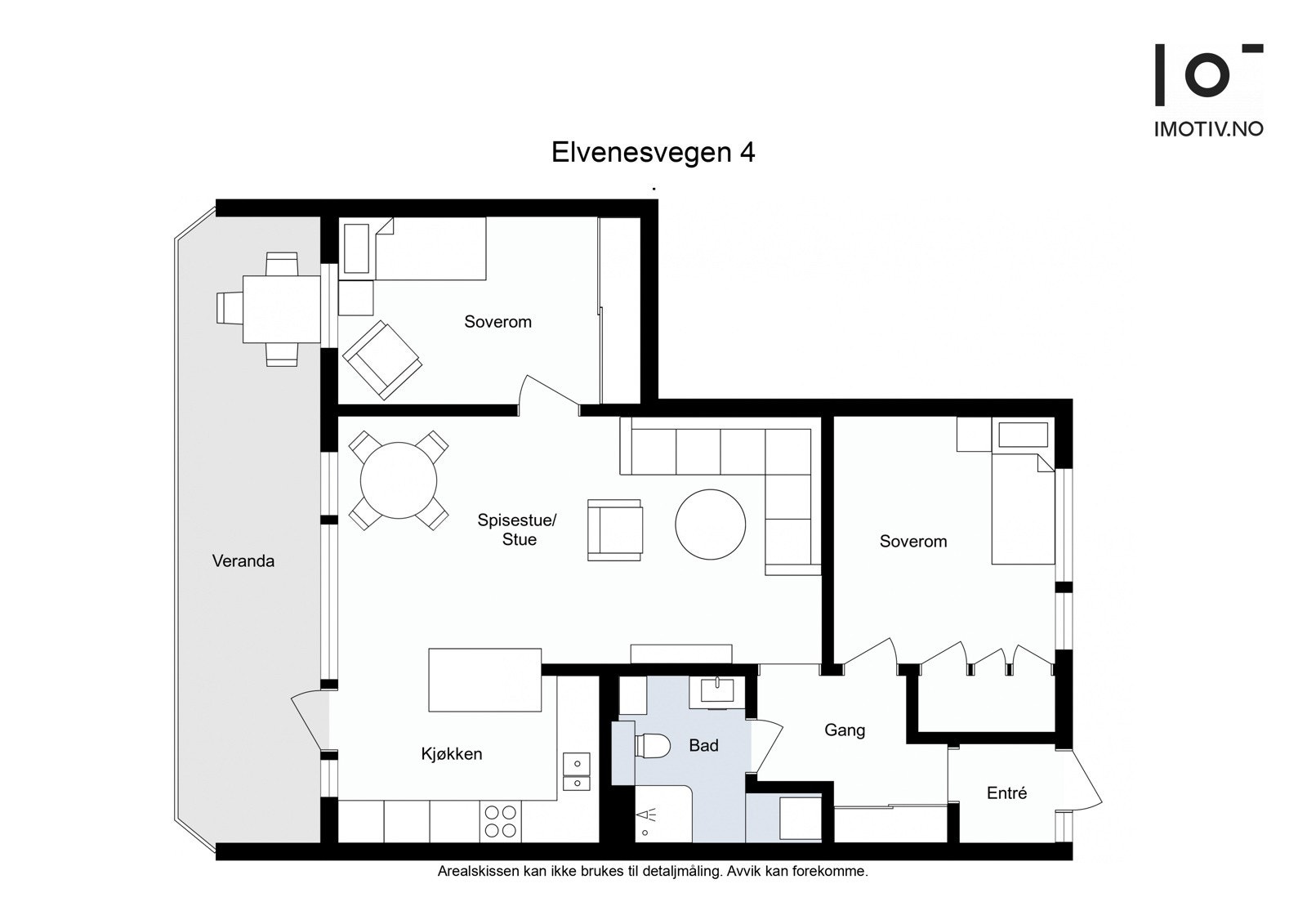 Arealet er godt utnyttet på en effektiv og praktisk måte. Galleribilde