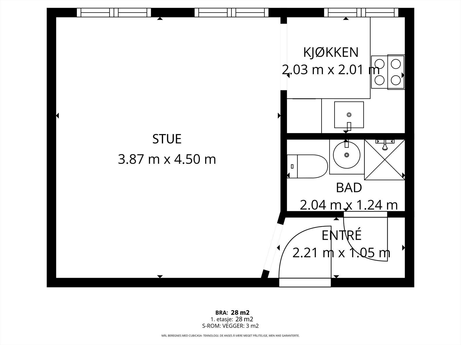 Plantegning Galleribilde