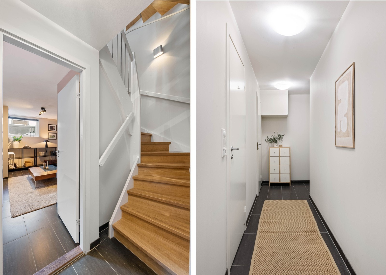 Gulvvarme i store deler av underetasjen Galleribilde