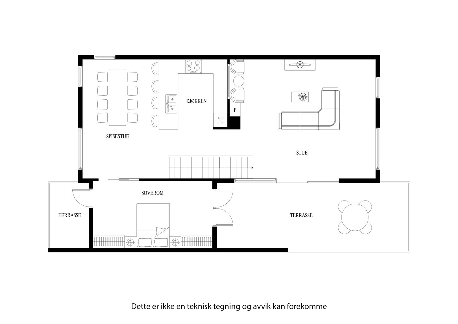 Plantegning 2. etasje Galleribilde